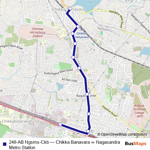 248-AB Ngsms-Ckb bus Line Map