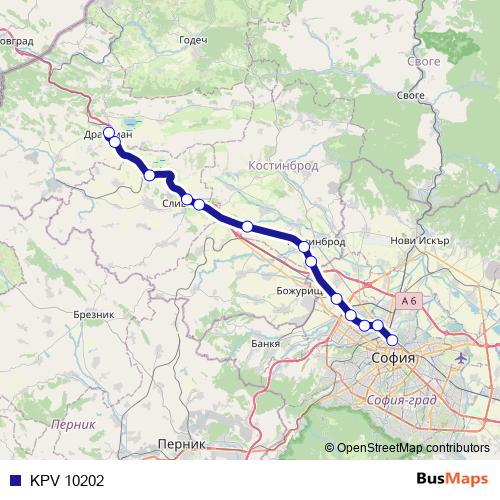 KPV 10202 rail Line Map