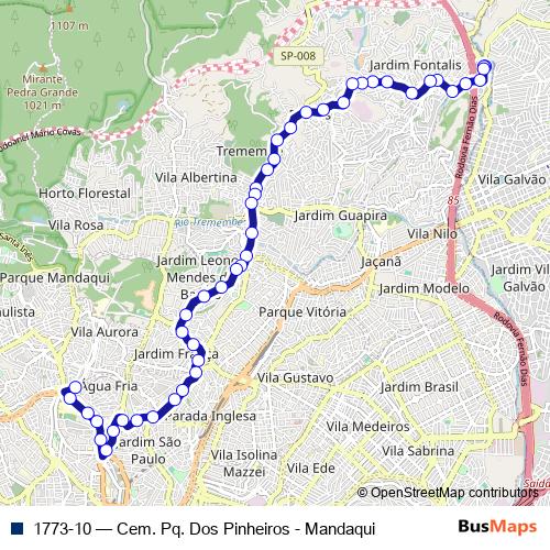 1773-10 bus Line Map