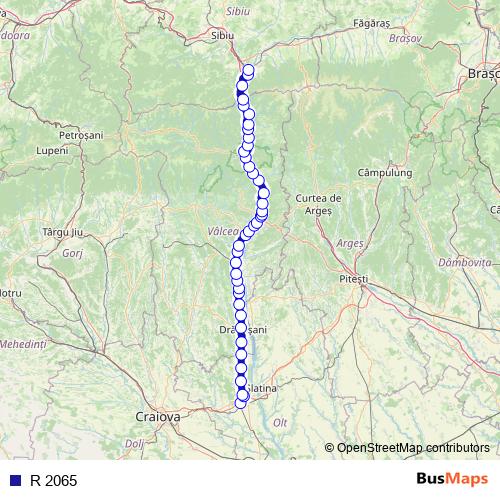 R 2065 rail Line Map