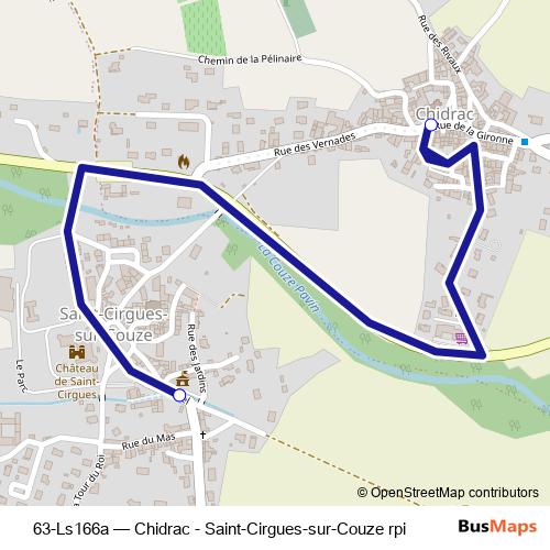 63-Ls166a bus Line Map