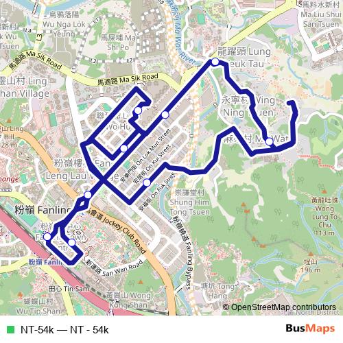 NT-54k bus Line Map