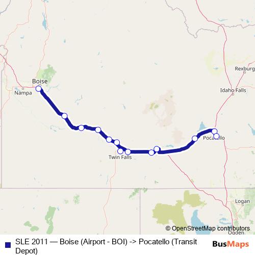 SLE 2011 bus Line Map