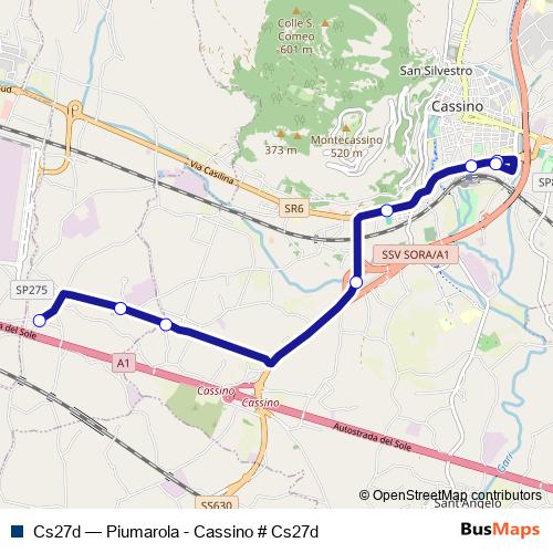 Cs27d bus Line Map