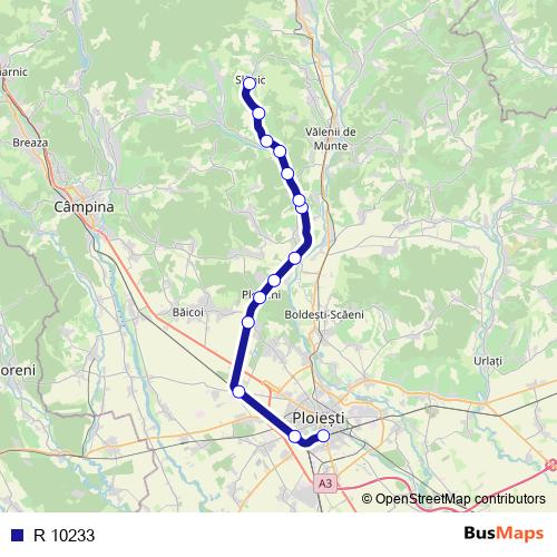 R 10233 rail Line Map