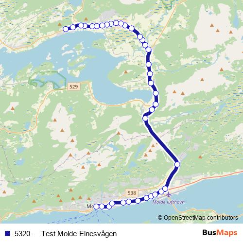 5320 bus Line Map