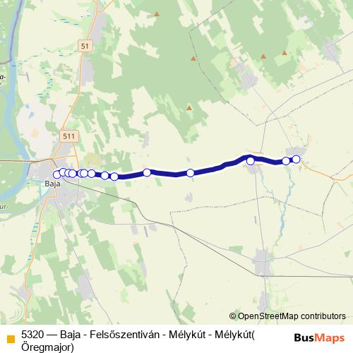 5320 bus Line Map