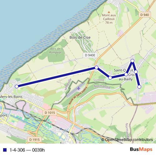 1-4-306 bus Line Map