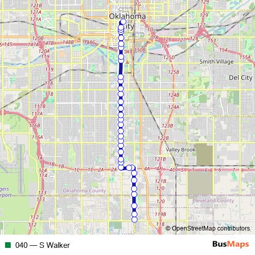 040 bus Line Map