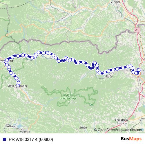 PR A18 0317 4 (60600) bus Line Map