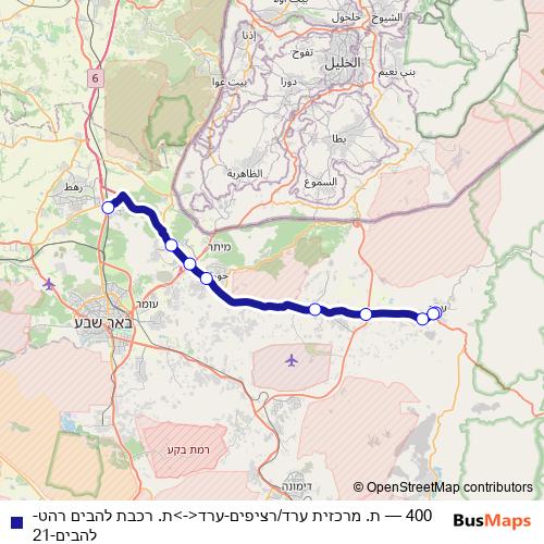 400 bus Line Map