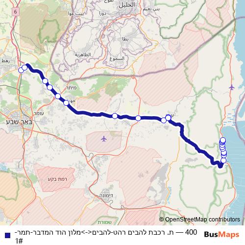 400 bus Line Map