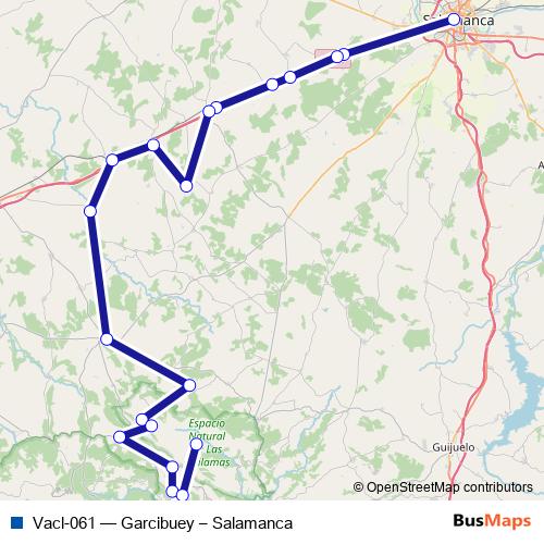 Vacl-061 bus Line Map