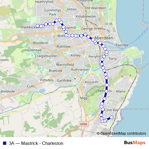 First Aberdeen 3A Mastrick - Charleston Bus - United Kingdom