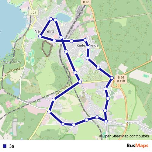 3a bus Line Map