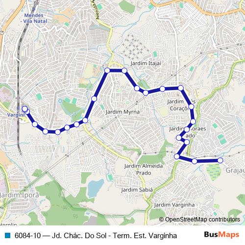 6084-10 bus Line Map