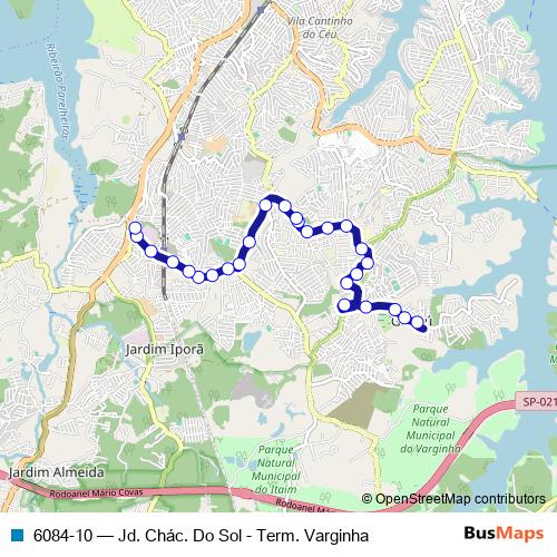 6084-10 bus Line Map