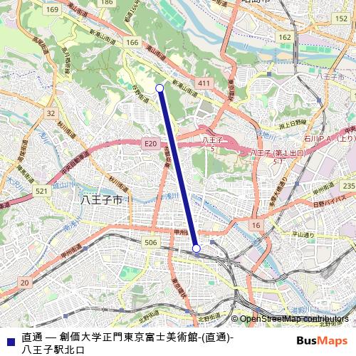 直通 bus Line Map
