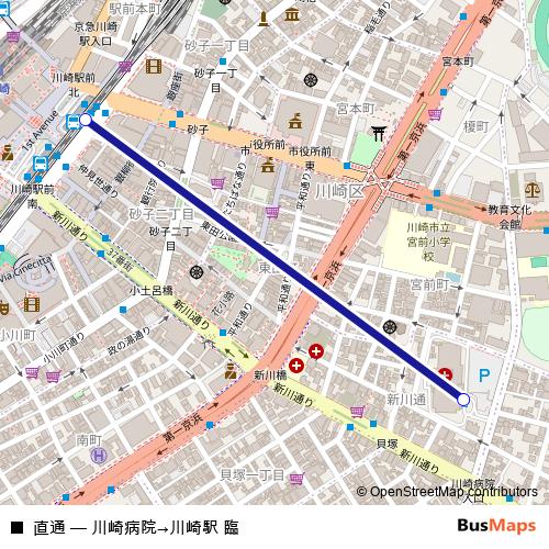 直通 bus Line Map