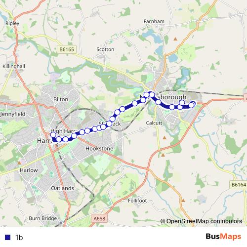 1b bus Line Map