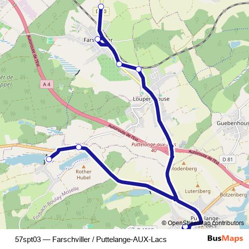 57spt03 bus Line Map