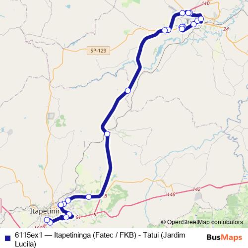 6115ex1 bus Line Map
