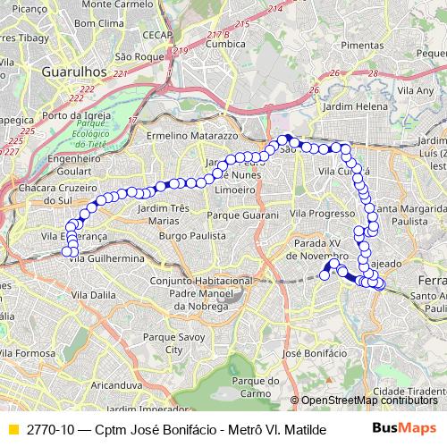 2770-10 bus Line Map