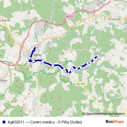 Xg632011 bus Line Map