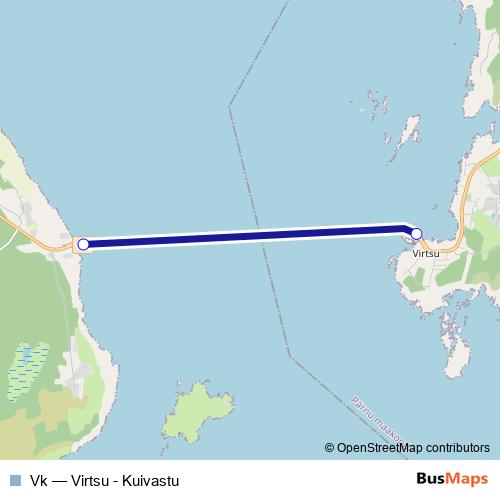 Vk ferry Line Map