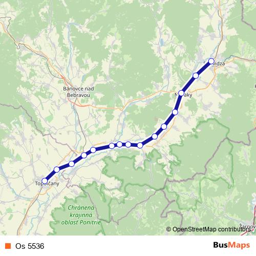 Os 5536 rail Line Map