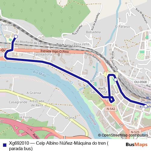 Xg692010 bus Line Map