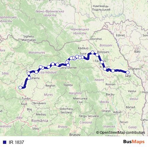 IR 1837 rail Line Map