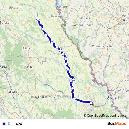 R 11424 rail Line Map