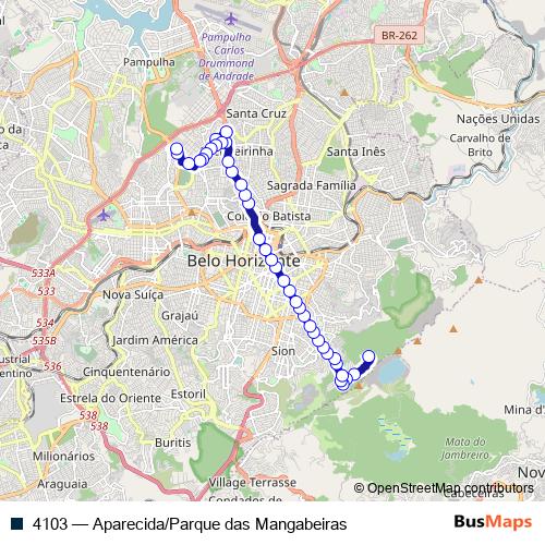 4103 bus Line Map