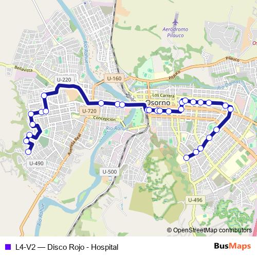 L4-V2 bus Line Map
