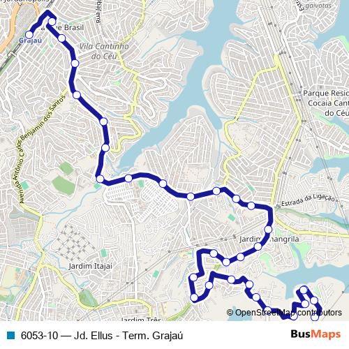 6053-10 bus Line Map