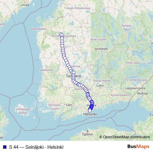 S 44 rail Line Map