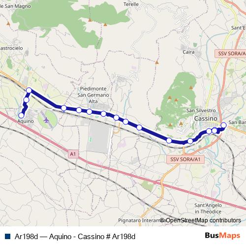 Ar198d bus Line Map
