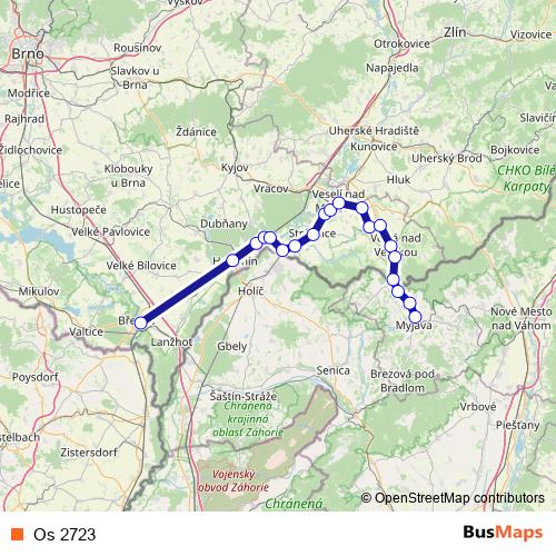 Os 2723 rail Line Map