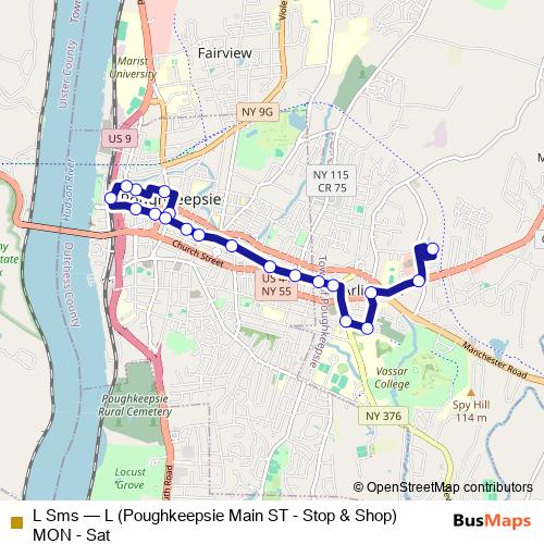 L Sms bus Line Map