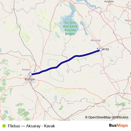 Flixbus bus Line Map