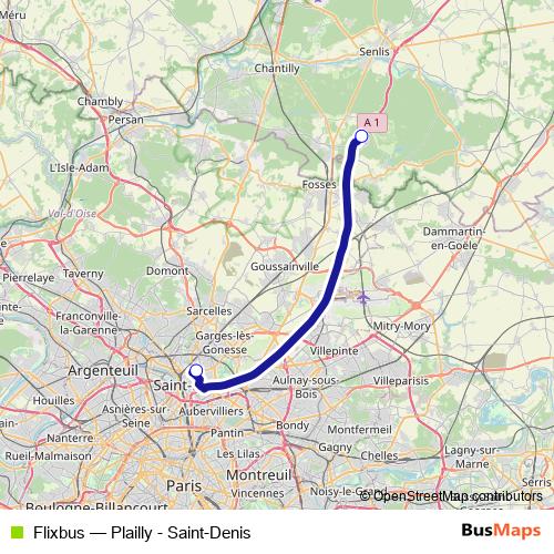 Flixbus bus Line Map