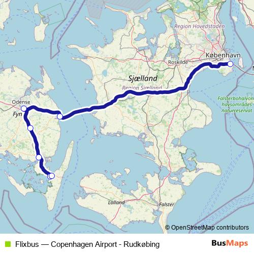 Flixbus bus Line Map