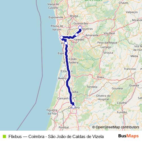 Flixbus bus Line Map