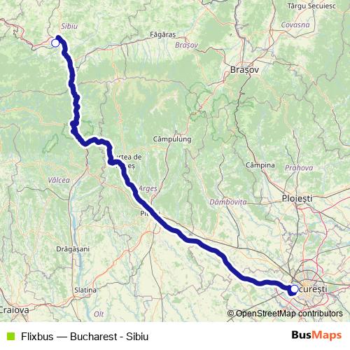 Flixbus bus Line Map