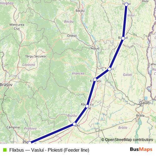 Flixbus bus Line Map
