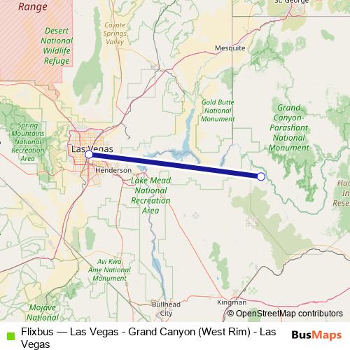 Flixbus bus Line Map