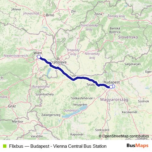 Flixbus bus Line Map