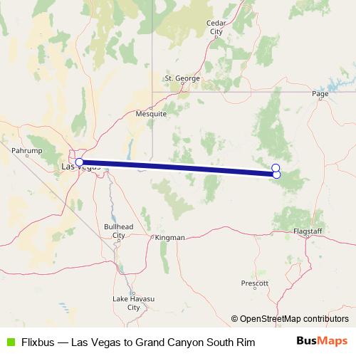 Flixbus bus Line Map