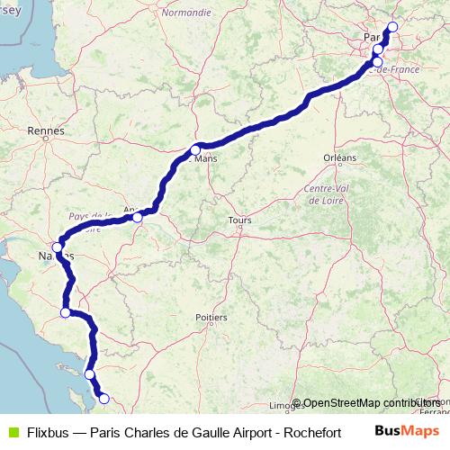 Flixbus bus Line Map